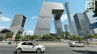 「4K」Walking in Beijing Central Business District｜China beijing World Towers [upl. by Eisej]