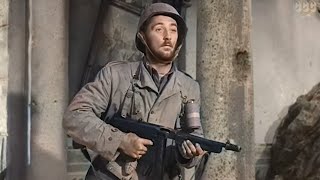 Action War  Story of GI Joe 1945  Robert Mitchum  Colorized movie  subtitles [upl. by Eisor]