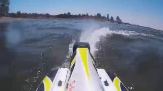 HKing Marine Hydrotek F1 Tunnel Hull Racing Boat [upl. by Aibos]