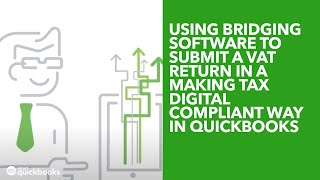 Using bridging software to submit a VAT return in a Making Tax Digital Compliant way in QuickBooks [upl. by Nabi]