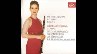 MendelssohnBruchRossini Clarinet concertos L Peterkova Jiri Belohlavek [upl. by Yrennalf]