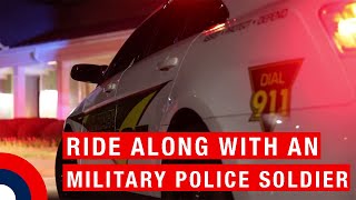 Day in the Life Ride along with an Military Police Soldier [upl. by Gabbert]