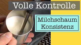 Volle MilchschaumKontrolle  egal ob für Latte Art klassischen Cappuccino oder Latte Macchiato [upl. by Gnilrets]