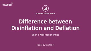 Difference between Disinflation and Deflation [upl. by Yolande]