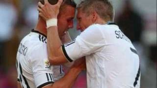 Lukas Podolski amp Bastian Schweinsteiger  German Lovestory [upl. by Birkett500]