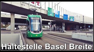 Tram Haltestelle Basel Breite Stadt Basel Schweiz 2022 [upl. by Hsenid]