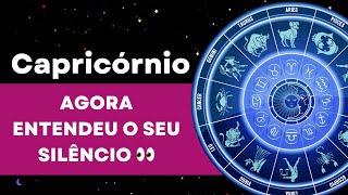 🔮CAPRICÓRNIO✨JANEIRO✨AGORA ENTENDEU O SEU SILÊNCIO🔥VC ACORDOU E VÃO SENTIR NA PELE [upl. by Elinore]