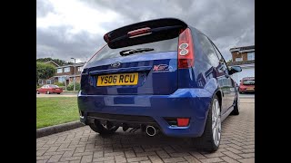 Fiesta ST150 Milltek cat back exhaust sound [upl. by Reginnej229]