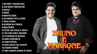 As Melhores Bruno e MarroneAs Mais TocadasOs Grandes Sucessos [upl. by Zoba89]