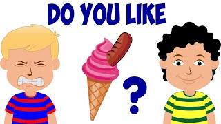 Do you like ice cream Yucky Kids Simple Songs Compilation [upl. by Aitital]