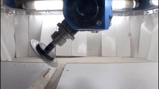 Profilnut in die Gehrung mit dem PSystem CNC Nutfräser und einem Aggregat oder mit 5Achs Maschine [upl. by Letnuahc]