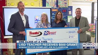 One Class at a Time Prek teacher cancer survivor honored with 500 grant [upl. by Xel]