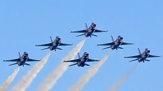 2024 Pacific Air Show  USAF Thunderbirds FULL HIGH SHOW [upl. by Sergei]