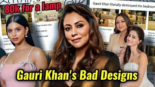 GAURI KHAN SELLING BASIC SOFA FOR 8 LAKH RUPEES BAD INTERIOR DESIGNER [upl. by Keary871]