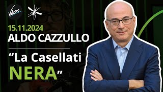 Aldo Cazzullo quotLa Casellati neraquot  La Zanzara del 15112024 [upl. by Gefell705]