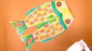 Kids DIY Windsock Fish Craft by We Craft Box [upl. by Kohcztiy]