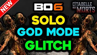 ✅NEW SOLO GOD MODE GLITCH CITADEL DES MORTS✅UNLIMITED XP  CAMO GLITCH  BO6 Zombies Glitches [upl. by Ocihc596]