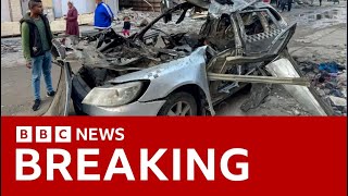 7 members of Hamas leader’s family killed in Israeli airstrike  BBC News [upl. by Byrd]