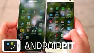 Display LCD vs AMOLED  HTC One vs Galaxy S4 CONFRONTO [upl. by Auroora190]