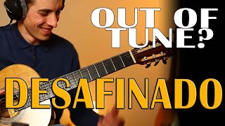 Desafinado CHORDS quotOut of Tunequot bossa nova GUITAR COVER  Tom Jobim [upl. by Esilehs]