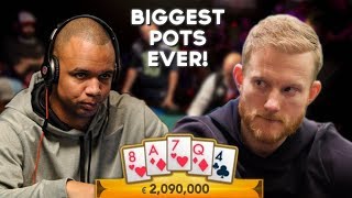 TOP 5 BIGGEST POKER POTS IN TELEVISED HISTORY [upl. by Olracnaig731]