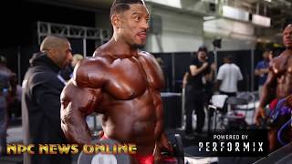 2018 Olympia Mens Bodybuilding Backstage Part 3 [upl. by Accem]