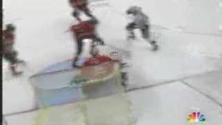 Nicklas Backstrom Scores an Own Goal  Mar 9 08  PensCaps [upl. by Ligriv]