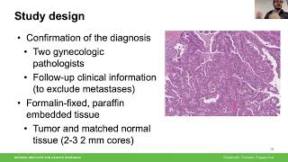 Carlos ParraHerran  Genomic profiling of ovarian mucinous carcinoma [upl. by Weathers]