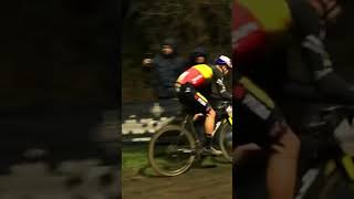 What a race what a comeback what a win Wout van Aert 🥵👌 SPDiegem Superprestige2023 [upl. by Sillek]