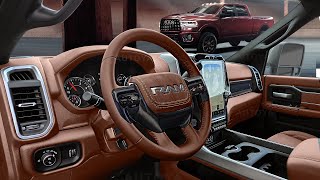 2025 Ram HD 2500 or 3500  INTERIOR Preview of the RAM Heavy Duty Facelift [upl. by Merla]