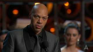 John Ridley winning Best Adapted Screenplay for quot12 Years a Slavequot [upl. by Ahsaetan]