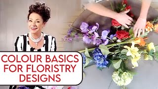 Fundamentals of Floristry The Basics of Colour in Floral Designs [upl. by Nauqan]