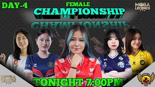 Female Moba Championship Day4  Moba legends 5v5  YonkoTv [upl. by Haldi]