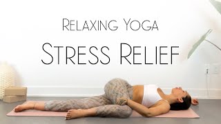 10 Minute Yoga Stress and Anxiety [upl. by Lesya]