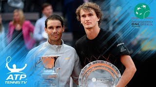 Nadal Battles Past Zverev Wins Record 8th Rome Title  Rome 2018 Final Highlights [upl. by Latreece]