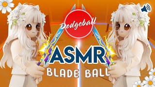 Roblox BLADE BALL with Dodgeball Game Mode CLICKY Keyboard ASMR [upl. by Ihculo]