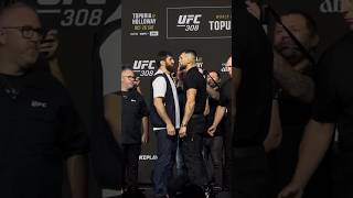 ANKALAEV VS RAKIC FACEOFF 🥶  ankalaev rakic ufc308 [upl. by Etterrag]