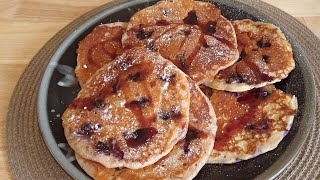 Pancakes de Arandanos con Yogurt blueberries Pancakes [upl. by Githens312]