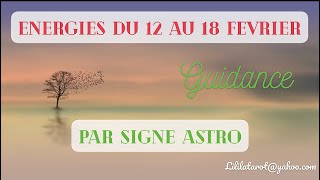 ENERGIES DE LA SEMAINE DU 12 AU 18 FÉVRIER 🌷SIGNE PAR SIGNE [upl. by Leftwich]