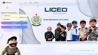 Inscripciones en línea de Liceo Policial [upl. by Evania447]