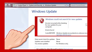 Corrección de Windows Update  Error 80072EFE  Net Framework en Windows 7  Solucion  2022 [upl. by Nyrem993]