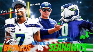 SEAHAWKS Look PHENOMENAL Broncos vs Seahawks Week 1 Postgame [upl. by Ennahtur]