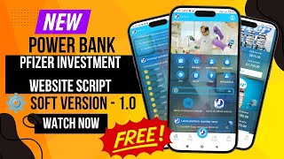 New Power Bank investment website Script Free Download With Complete Admin Panel  New Mining Source [upl. by Enoval]