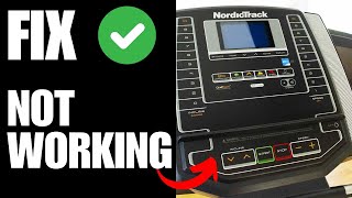 Nordictrack T 65S treadmill Not Working  How To Reset [upl. by Nguyen]