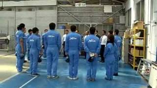 Lean Huddle at Toyota bodyshop [upl. by Aicilaana716]