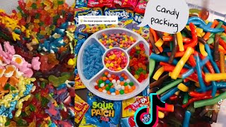 ASMR🍬 Candy and gummy packaging amp restocking and organization  TikTok compilation 15 🍭🍫 [upl. by Oiralih]