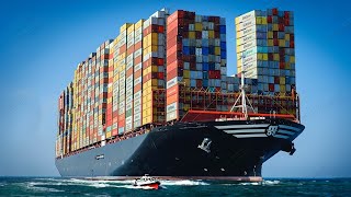 Worlds Largest Container Ships Ever Built [upl. by Artemed]