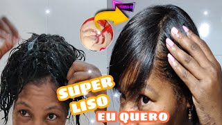 A MELHOR Progressiva caseira DO MOMENTO que alisa CABELO CRESPO sem QUÍMICA l ADRIANA SANTOS [upl. by Comethuauc]