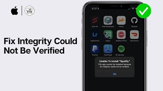 How To Fix This App Could Not Be Installed Because Its Integrity Could Not Be Verified iOS 17 [upl. by Amberly]