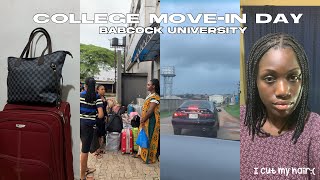 MOVE INTO COLLEGE WITH ME  shocking update senior year Babcock University [upl. by Eilyah]